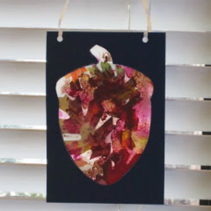 Acorn Suncatcher (Toddler Approved)