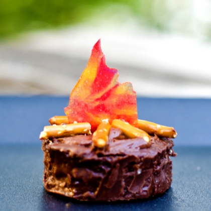campfire mini cakes for kids!