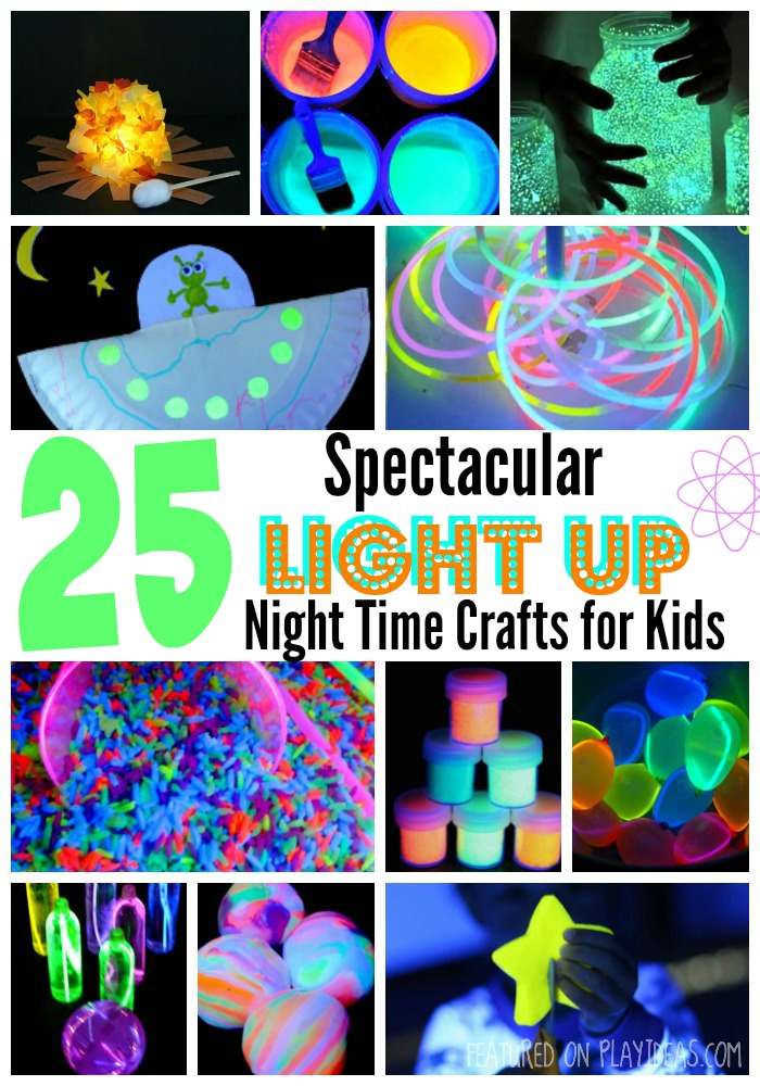 25 Spectacular Light Up Night Time Crafts for Kids