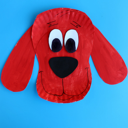 big red dog, red crafts for toddlers, crafts for toddlers, red crafts, activities using red color, preschool activities, activities for preschoolers