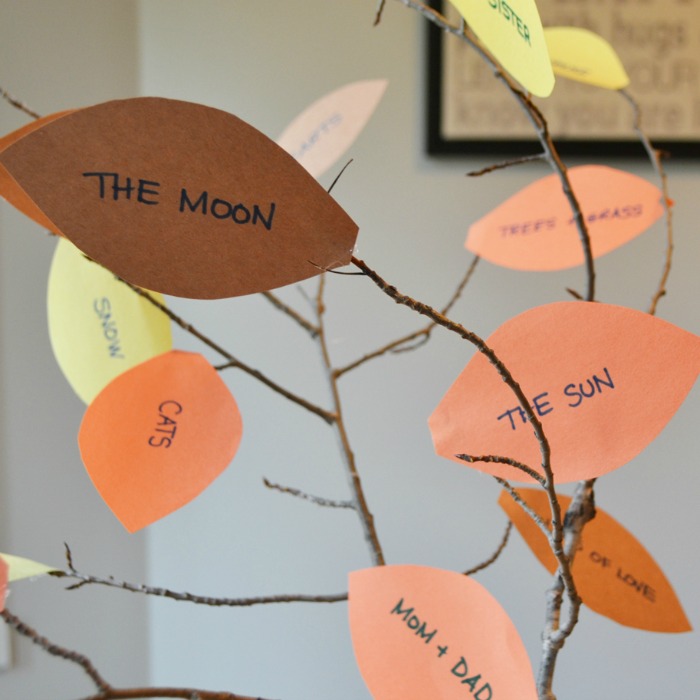 thankful leaves, Creative Ways for Kids to Give Thanks All-Year-Round