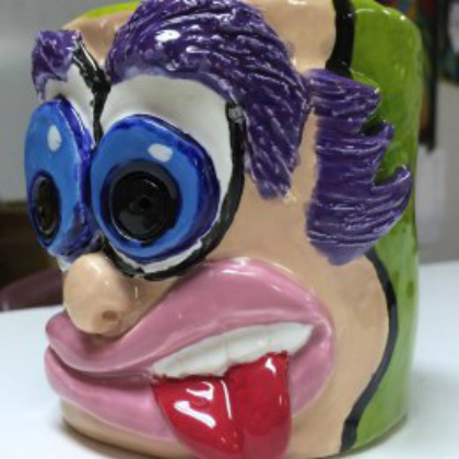 funny face mug