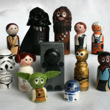 peg dolls, Out of This World Star Wars Crafts for Kids