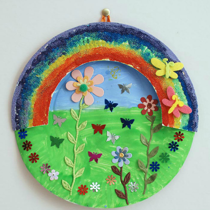 rainbow garden, Colorfully Fun Rainbow Crafts for Kids of All Ages