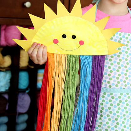 sunshine and rainbows, Colorfully Fun Rainbow Crafts for Kids of All Ages