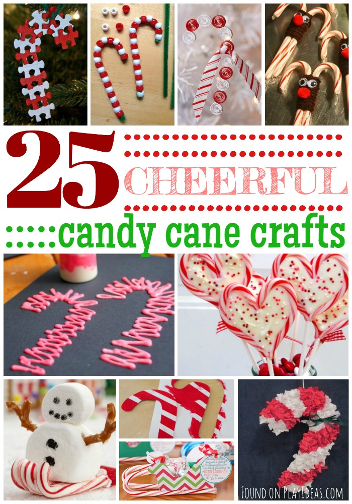 25 Cheerful Candy Cane Crafts For Kids