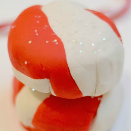 candy cane dough, Winter Playdough Recipes For Kids