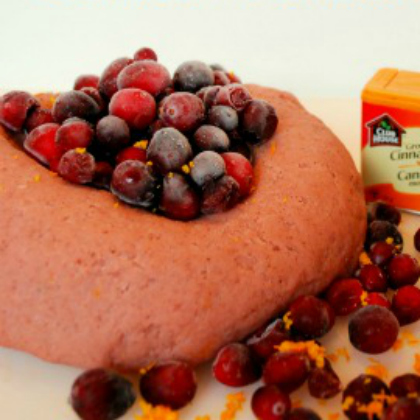 cranberry sauce scented dough, Winter Playdough Recipes For Kids