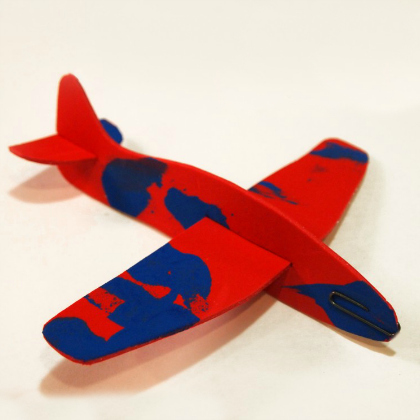 Colour then Fly Away NEW Bi Plane Cardboard Toy  Construct