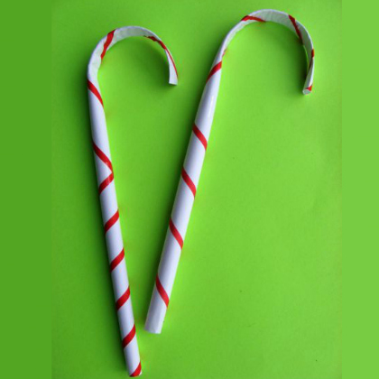 paper candy canes, candy canes, Candy Cane Crafts, winter crafts, snow activities. snowflake projects, winter activities for kids, Christmas crafts, Christmas projects