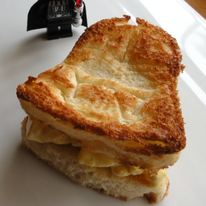 vader sandwich, Yummy Star Wars Snacks To Make With Kids