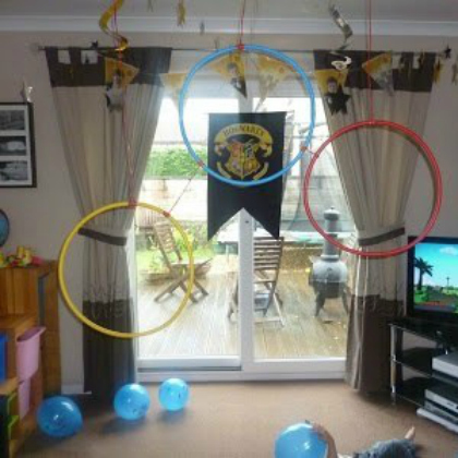 balloon quidditch game. balloon games for kids