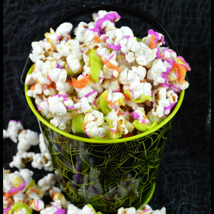 neon chocolate kettle corn, Popcorn Recipes, Yumtastic Popcorn Recipes For Kids, Popcorns, how to cook popcorn, cute popcorn recipe, food for kids, kid's snacks, snack ideas for kids