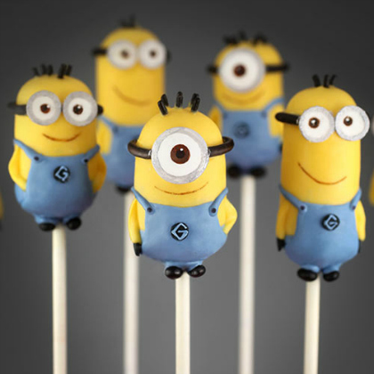 minions cake pops for kids
