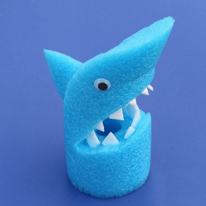 pool noodle shark, Shark Crafts, scary-fun shark crafts for kids, animal crafts, fish crafts for kids