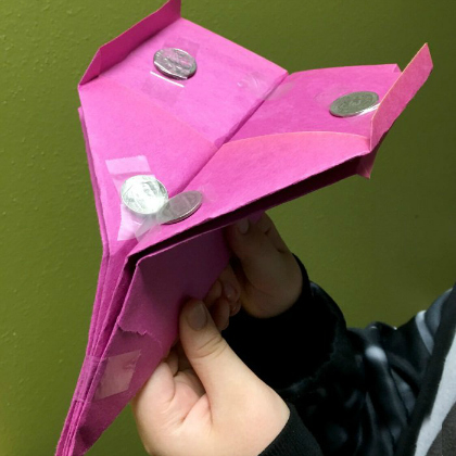 airplane challenge - paper engineering design for kids 