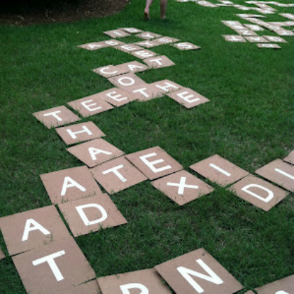 bananagrams, Unbelievably Fun DIY Backyard Games For Kids