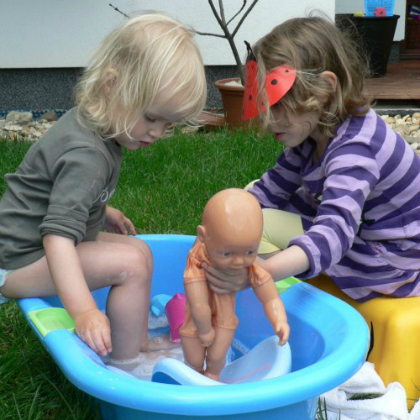 baby doll bathing, Wet and Wild Summer Activities for Kids 