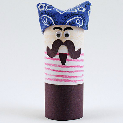 cardboard tube pirate, 25 Argh-mazing Pirate Crafts And Activities For Kids Featured, pirate activities, pirate ideas for kids, pirate ships