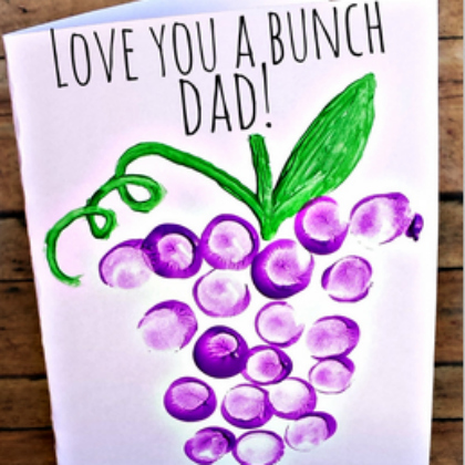 grapes father's day, Perfectly Purple Crafts (And Surprises) For Kids