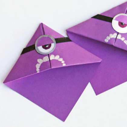 minion bookmarks, Perfectly Purple Crafts (And Surprises) For Kids