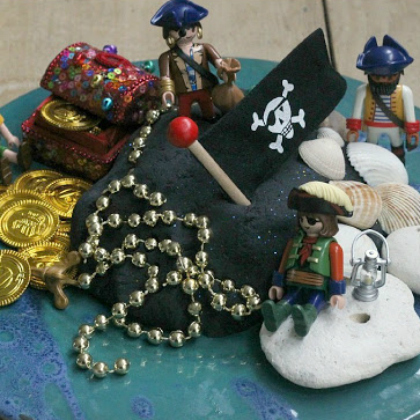 pirate play dough play, 25 Argh-mazing Pirate Crafts And Activities For Kids Featured, pirate activities, pirate ideas for kids, pirate ships
