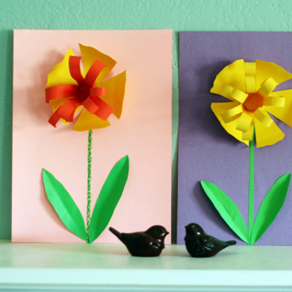 paper-daffodils, Sensational Summer Crafts for Kids