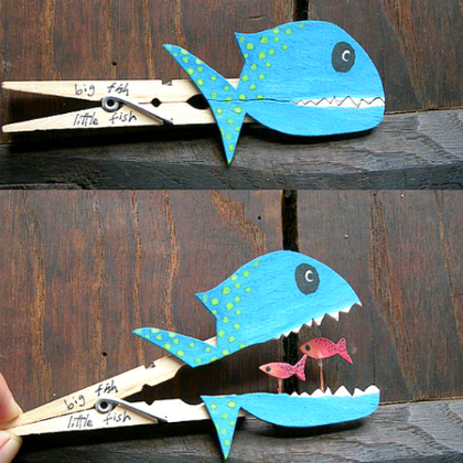 clothes pin shark-craft-for-kids-diy