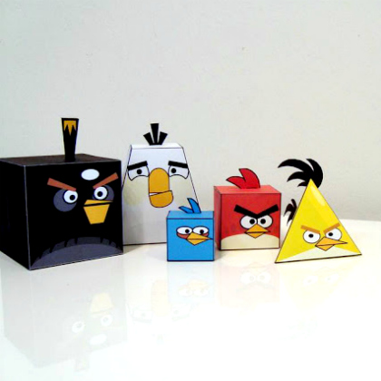 paper birds, 25 Awesome Angry Bird Crafts and Activities Featured, angry birds, crafts for kids, fun crafts, angry birds themed party, angry birds ideas