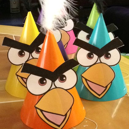 party at, 25 Awesome Angry Bird Crafts and Activities Featured, angry birds, crafts for kids, fun crafts, angry birds themed party, angry birds ideas