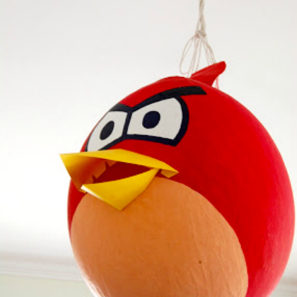pinata, 25 Awesome Angry Bird Crafts and Activities Featured, angry birds, crafts for kids, fun crafts, angry birds themed party, angry birds ideas