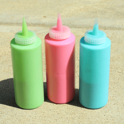 Sidewalk-Puffy-Paint activity for kids!