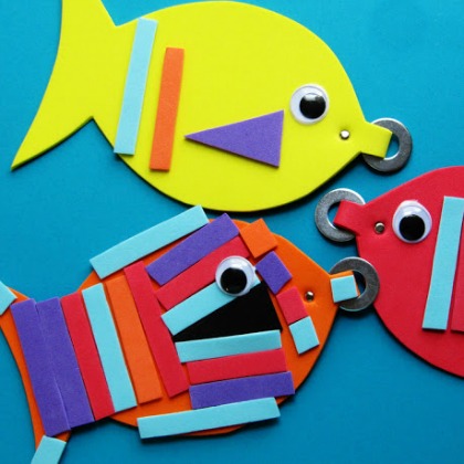 foam fish,  Fun Fishing Games For Preschoolers Featured, fishing activity, fun kids activity, fishing game, fishing ideas