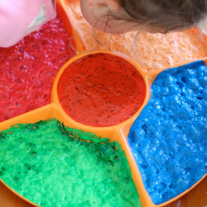 Magic Scented Foaming Paint craft for kids!