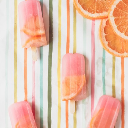 grapefruit popsicles, Mid-Summer Homemade Popsicles For Kids