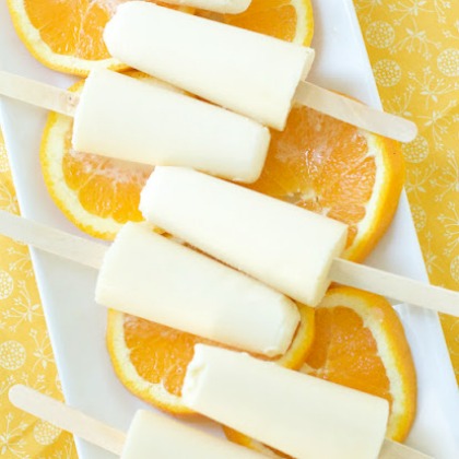 orange dreamsicles, Mid-Summer Homemade Popsicles For Kids