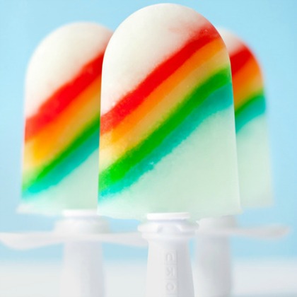 rainbow pop, Mid-Summer Homemade Popsicles For Kids