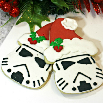 storm trooper cookie for christmas