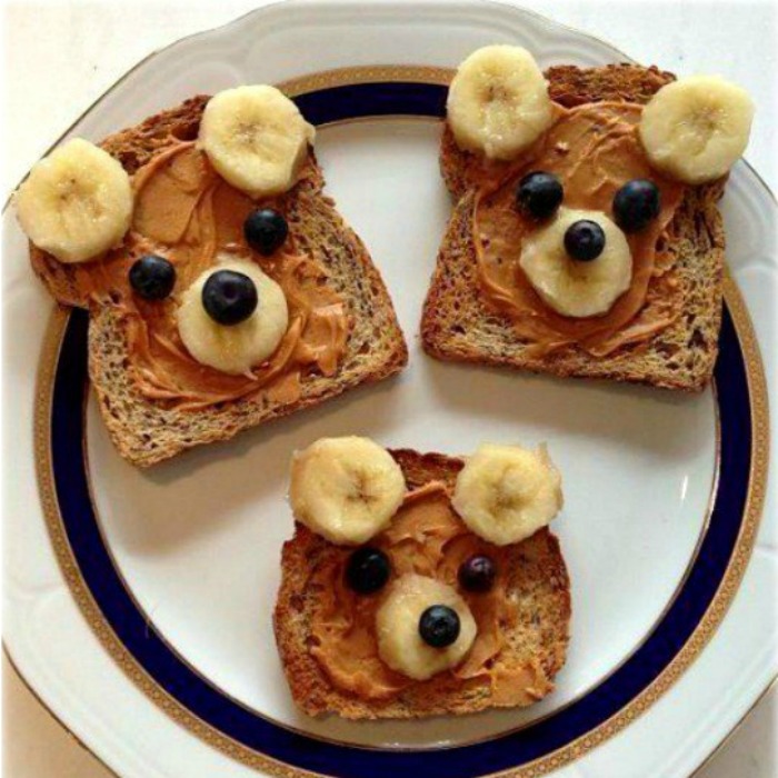 bear toast, Delicious And Healthy Homemade Breakfast Ideas, breakfast for kids, kids snacks, perfect breakfast ideas, easy to prepare breakfast ideas