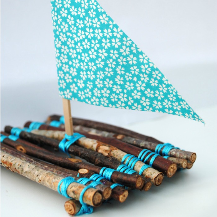 stick boat, Spectacular Stick Crafts For Kids
