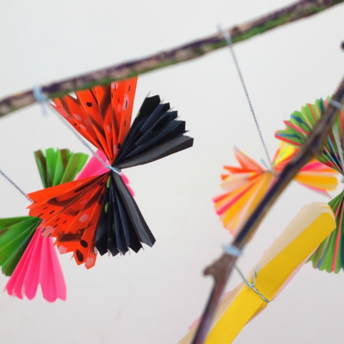 butterfly-stick crafts, Spectacular Stick Crafts For Kids