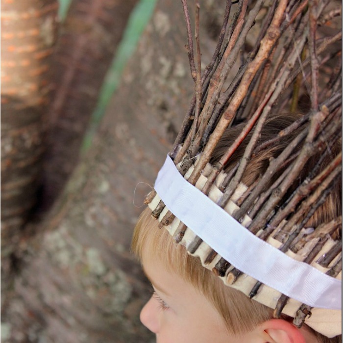 stick crown, Spectacular Stick Crafts For Kids