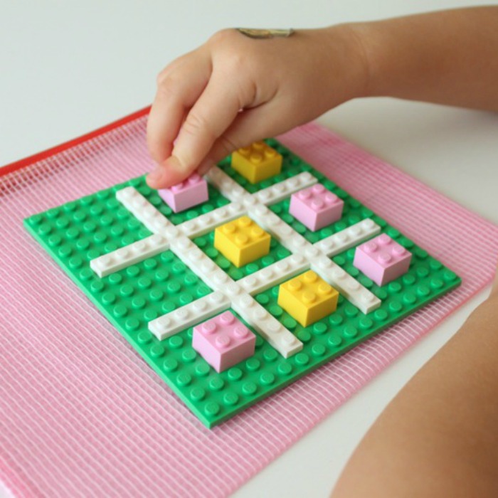Lego Tic-Tac-Toe Activity for Kids