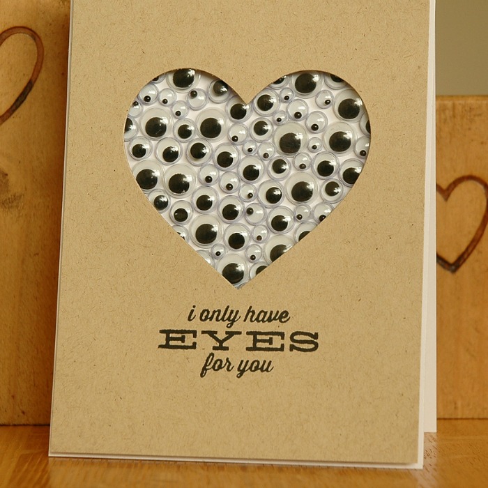 Googly eyes card