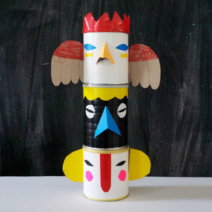Totem Pole Coin Banks for kids!