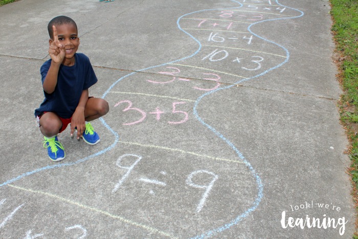 sidewalk math game, Games You Can Play With Sidewalk Chalk