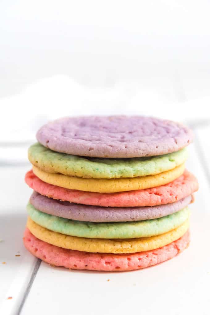 colorful Kool-Aid cookies