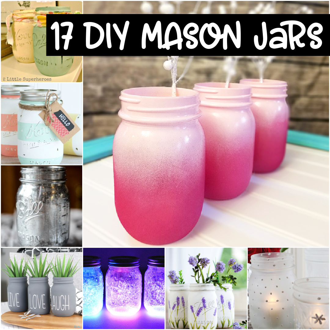 DIY: Matte Black Mason Jar