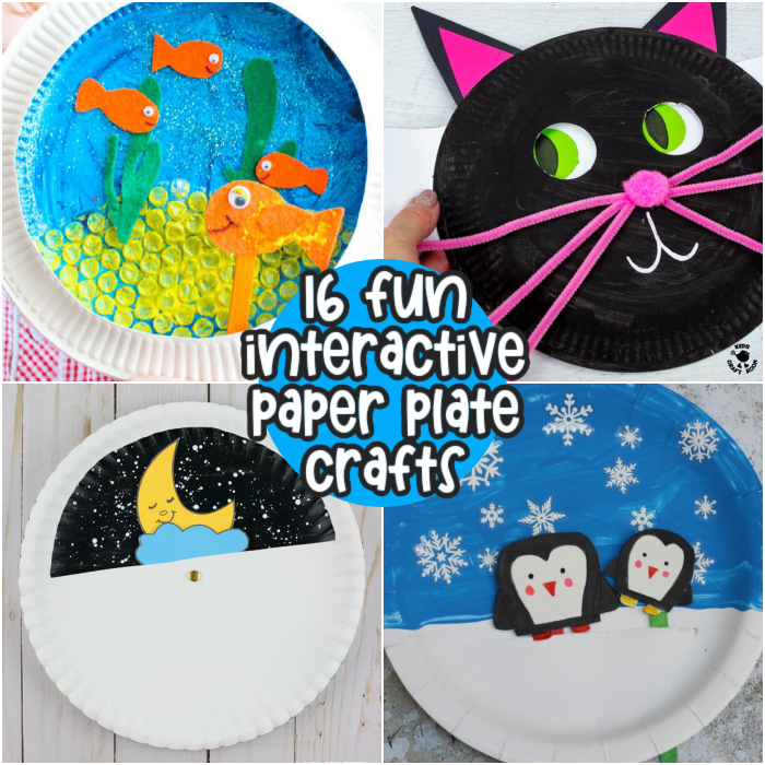 21 Interactive Paper Plate Crafts To