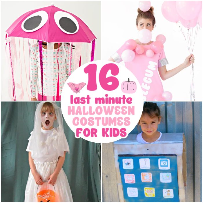 16 Easy Last Minute Halloween Costumes for Kids